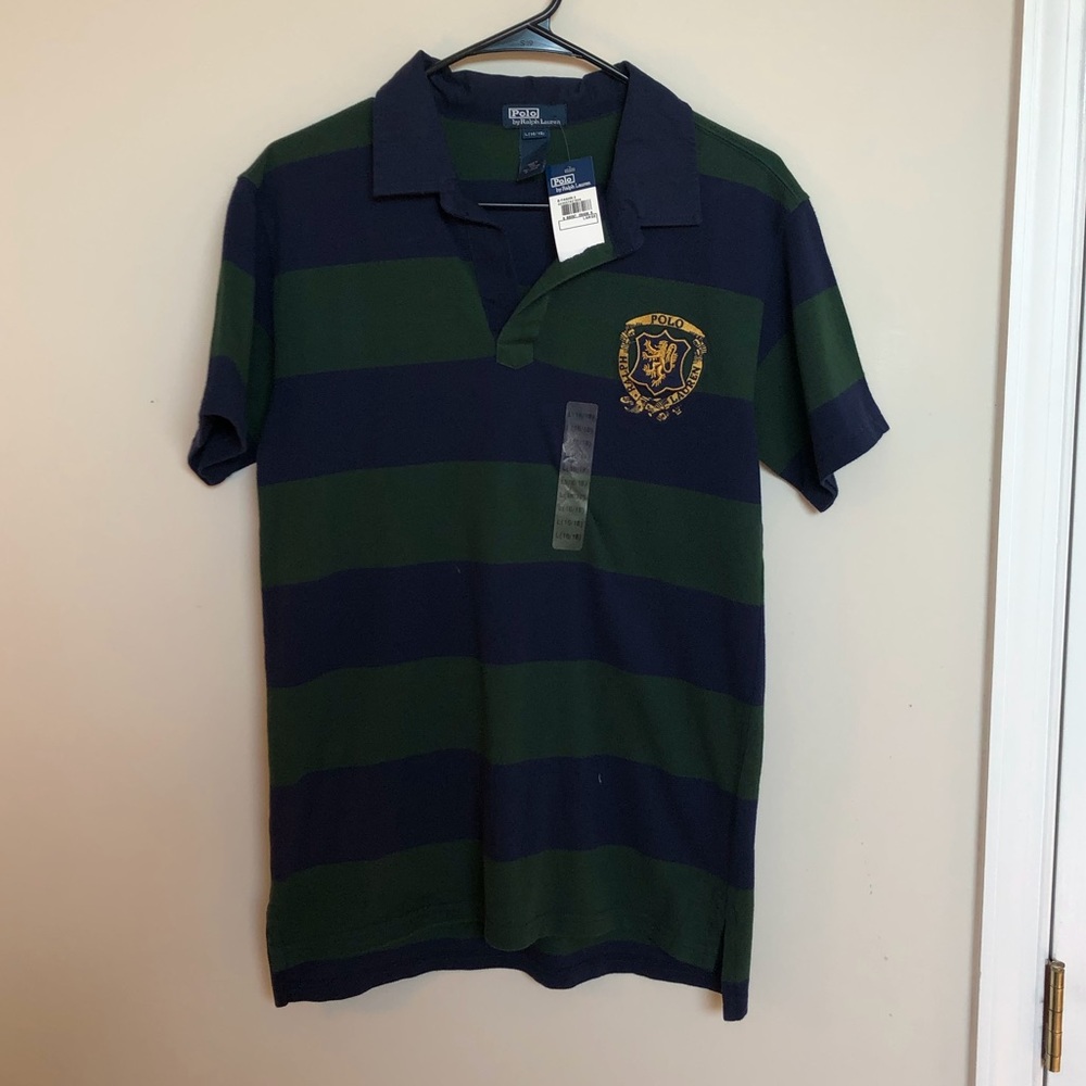 Boys Large Polo by Ralph Lauren Navy Blue/Green